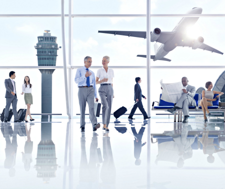 Gabelfl�ge Flugkarte